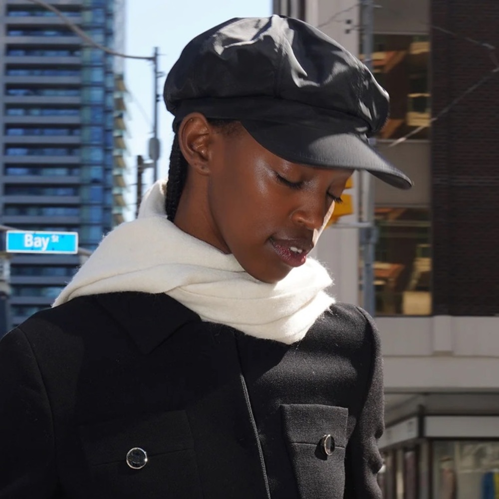 Prada Black Re-Nylon Newsboy Cap - Mine & Yours, size XL. UNISEX. One flaw. - Picture 6 of 17